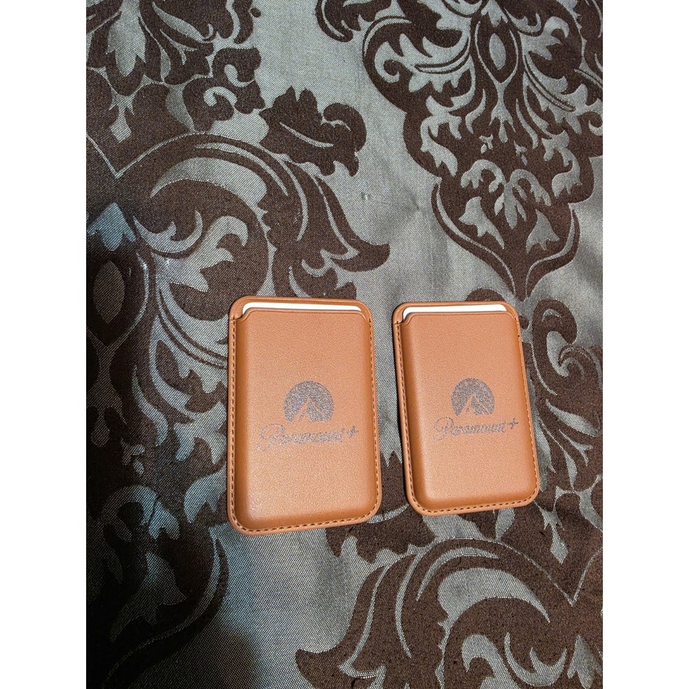 2- brown, leather MagSafe compatible Wallets Paramount +‎